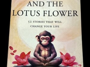 The Zen Monkey and the Lotus Flower